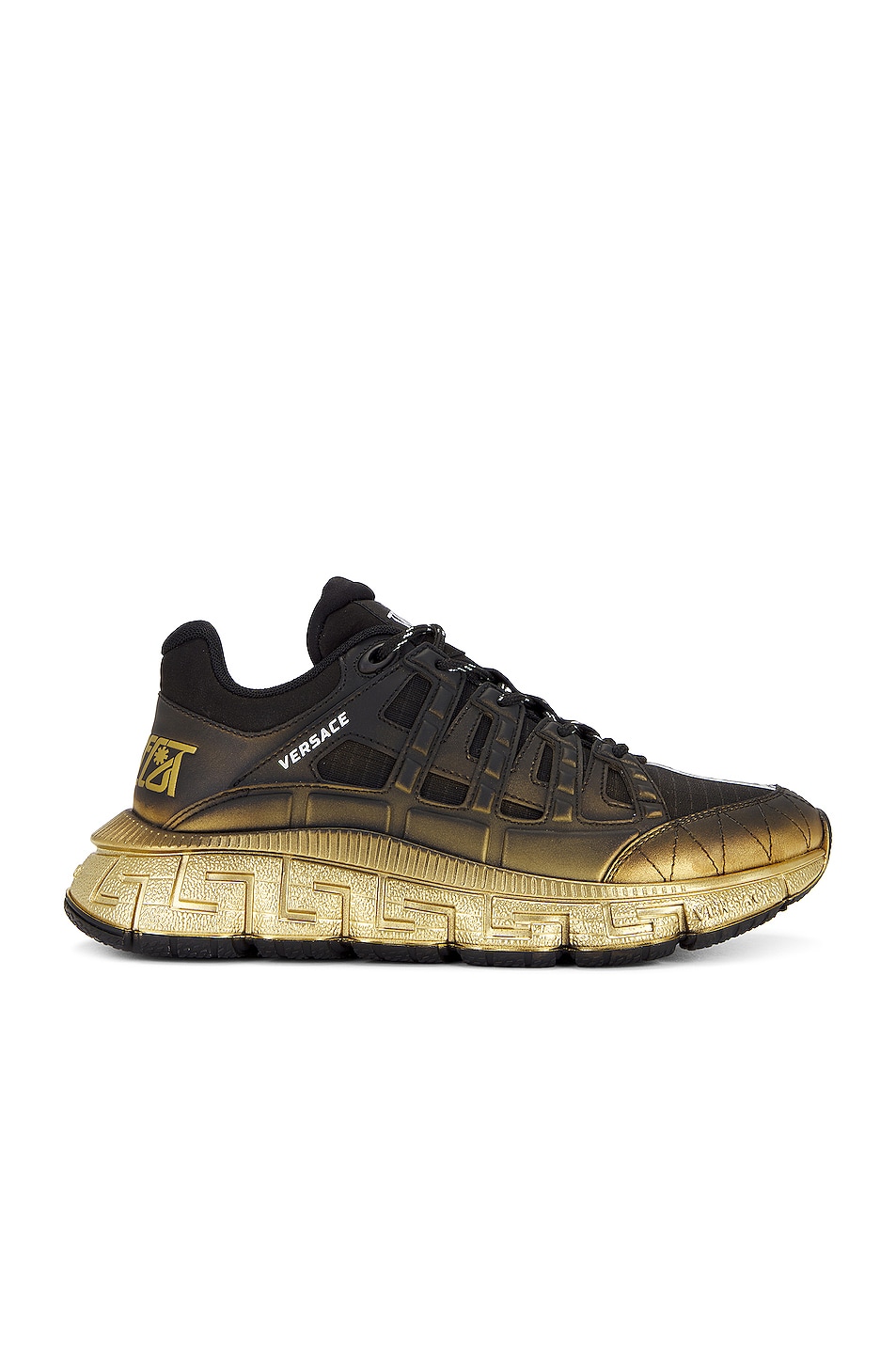 Image 1 of VERSACE Sneaker in Black & Gold