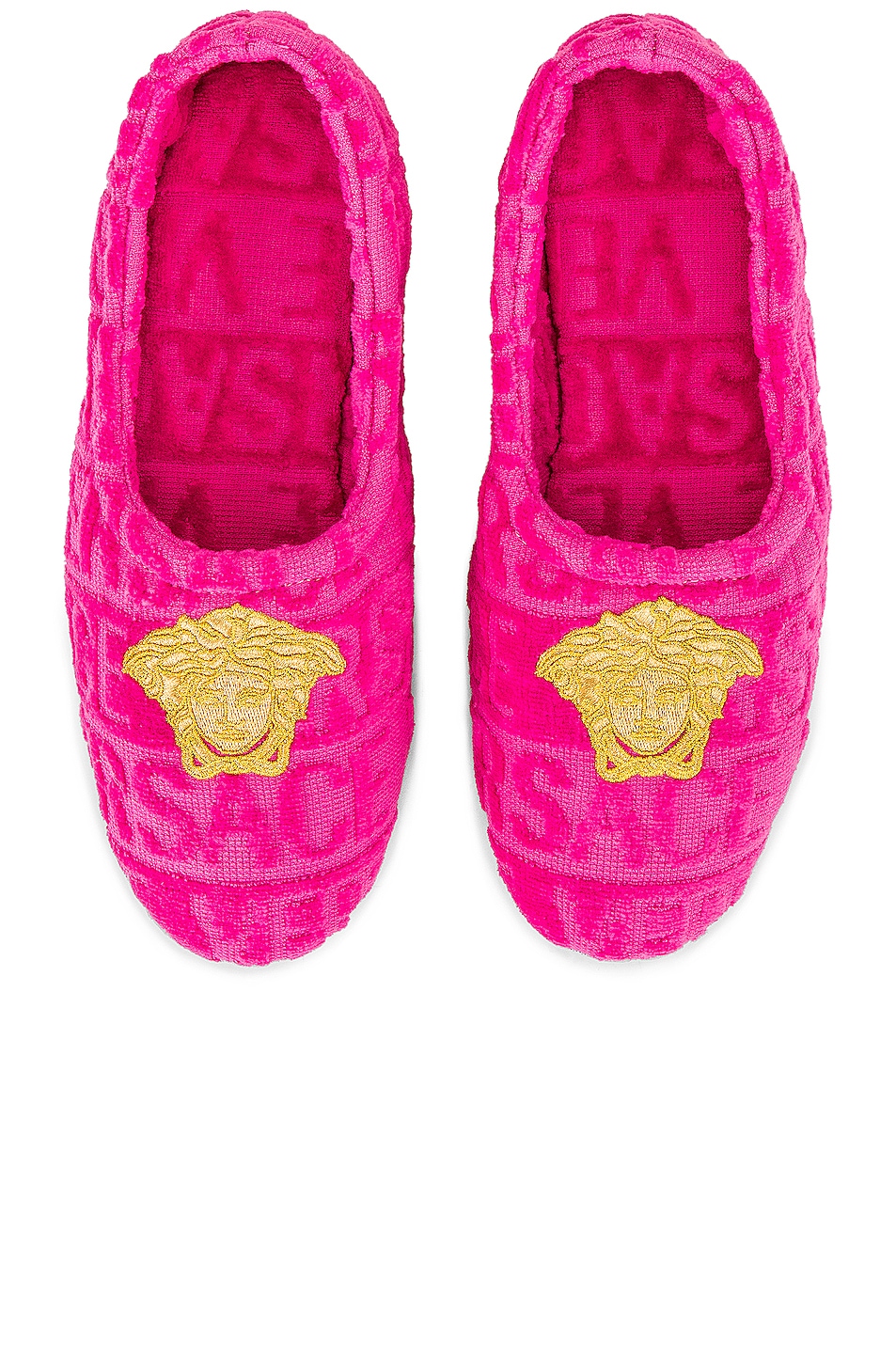 Image 1 of VERSACE Medusa Slippers in Pink