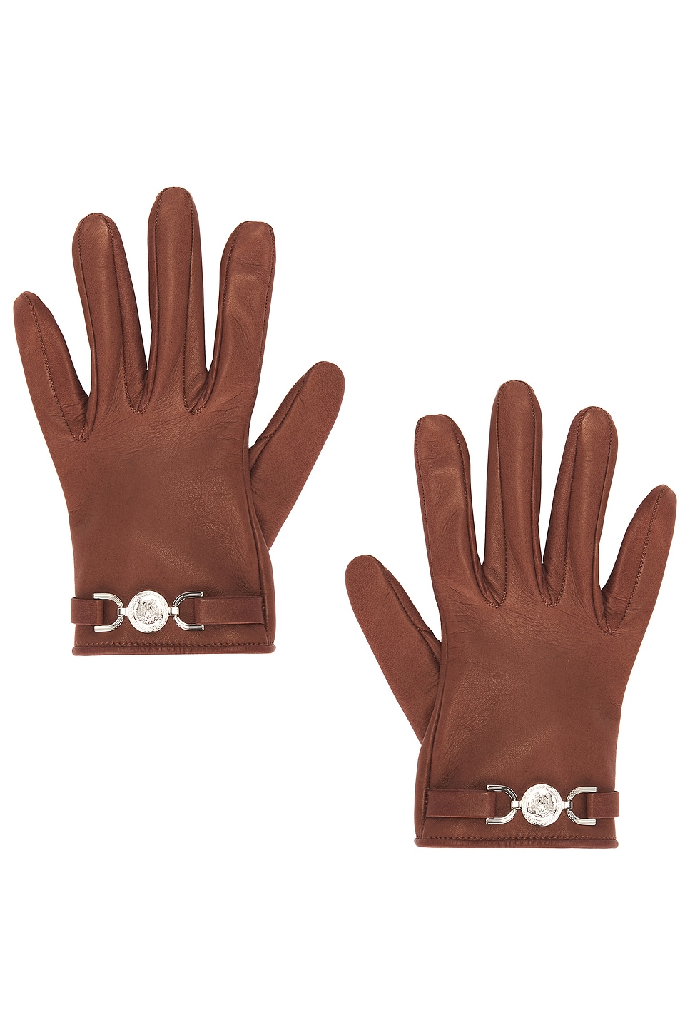 VERSACE LEATHER GLOVES 