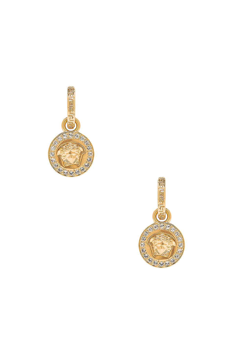 Image 1 of VERSACE Medusa Earrings in Gold