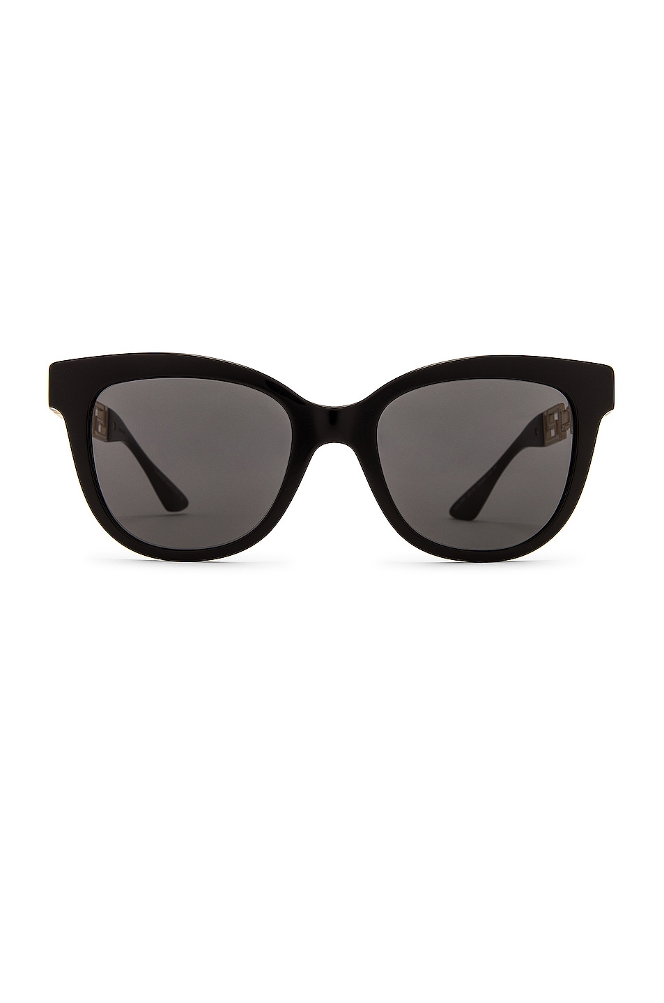 Image 1 of VERSACE Greca Cat Eye Sunglasses in Black