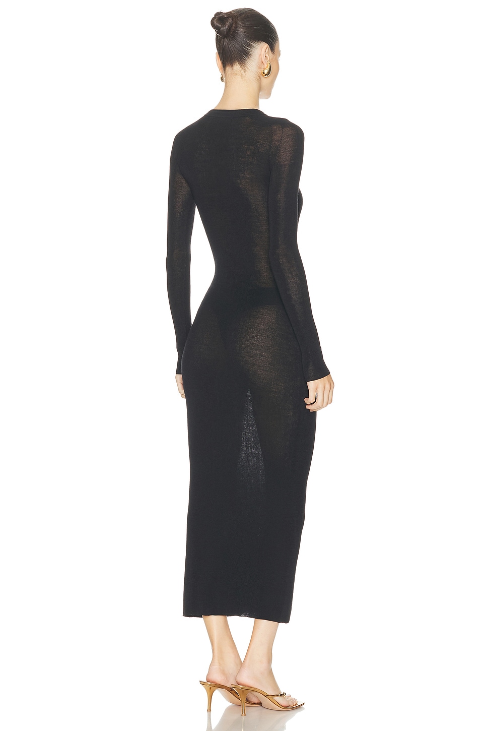 versace long sleeve cocktail dress Versace Jeans Couture Nude Cocktail Dress ICETIME LUXE