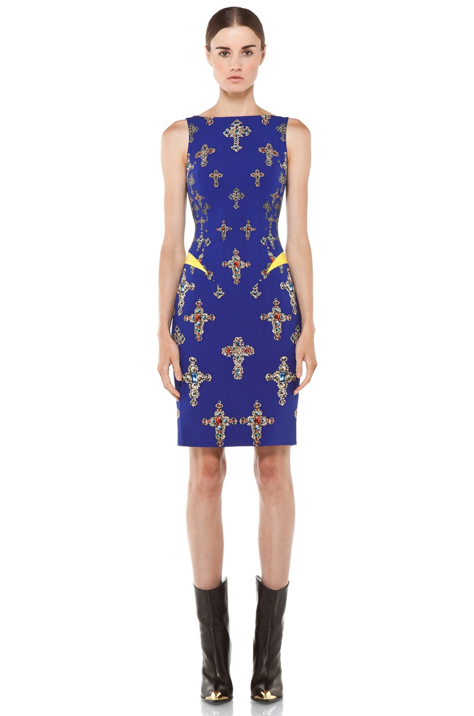 Image 1 of VERSACE Cross Dress in Blue