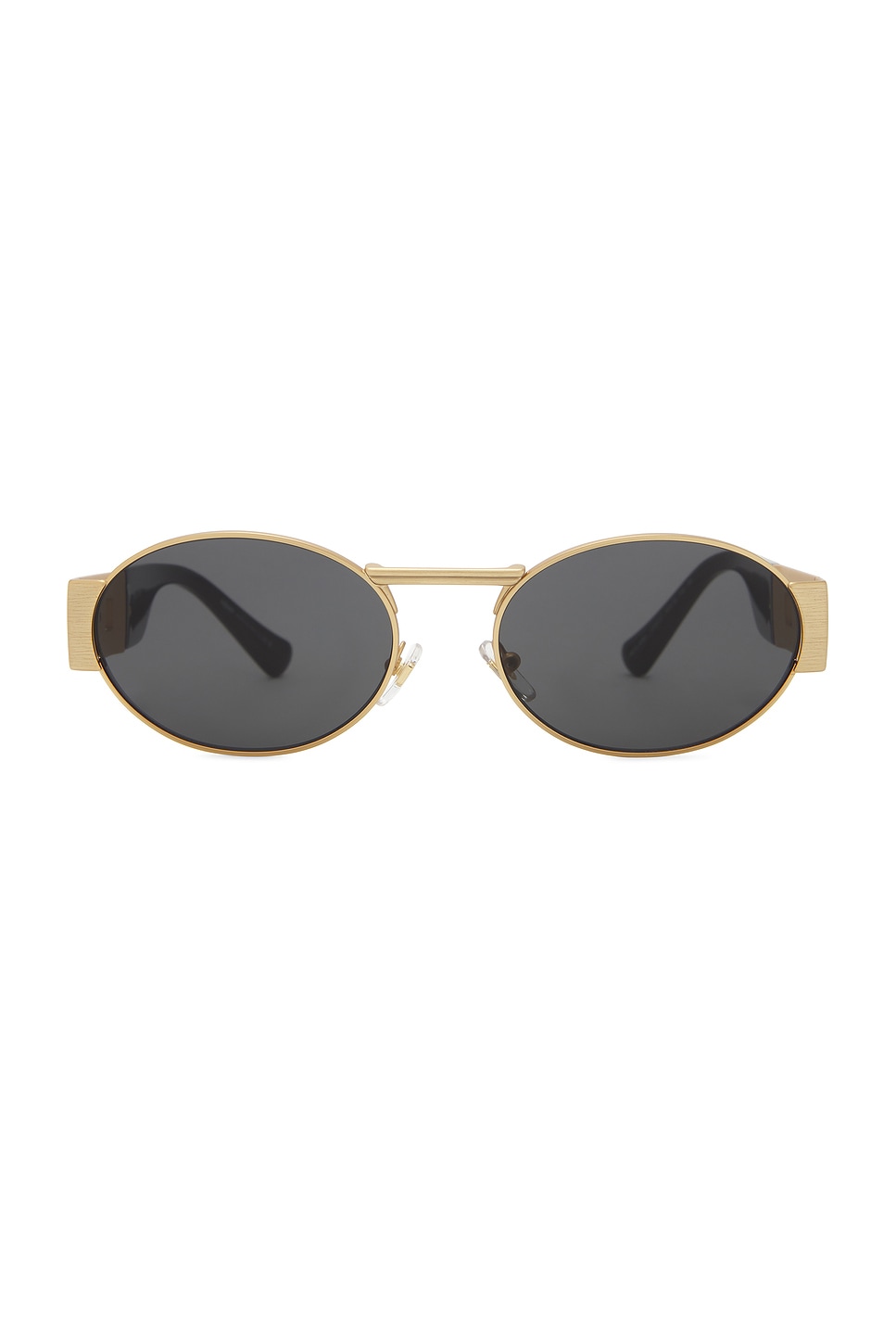 Oval Sunglasses in Metallic Gold