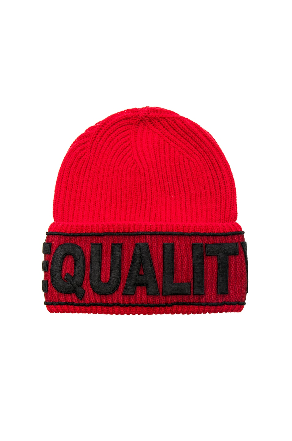 Image 1 of VERSACE Equality Beanie in Red