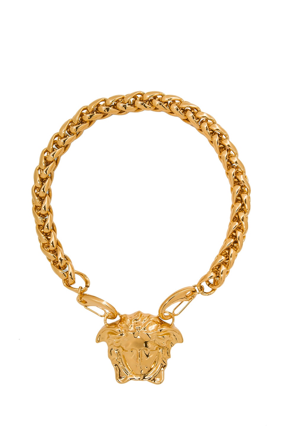 Image 1 of VERSACE Medusa Head Necklace in Gold