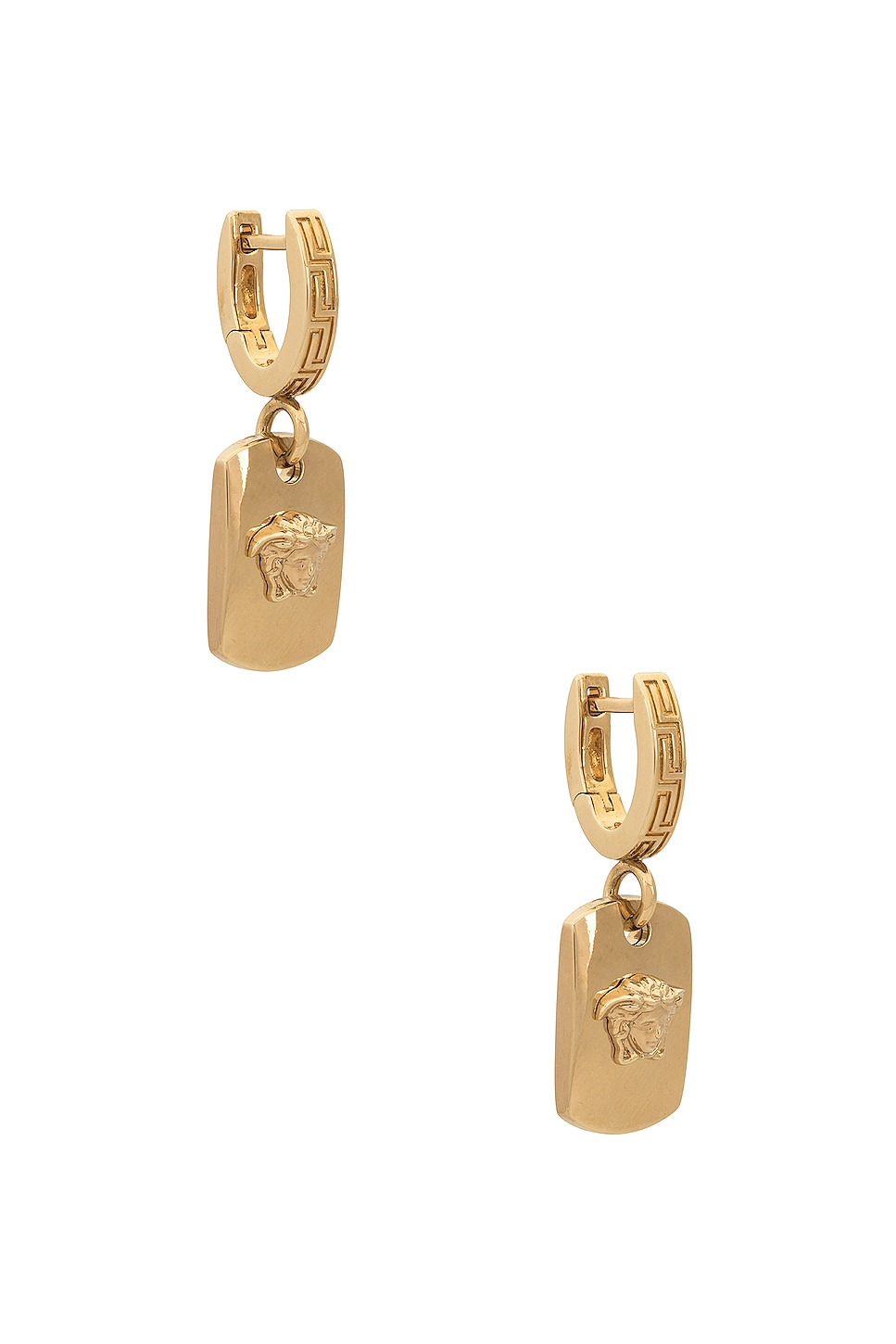 Image 1 of VERSACE Square Earrings in Gold