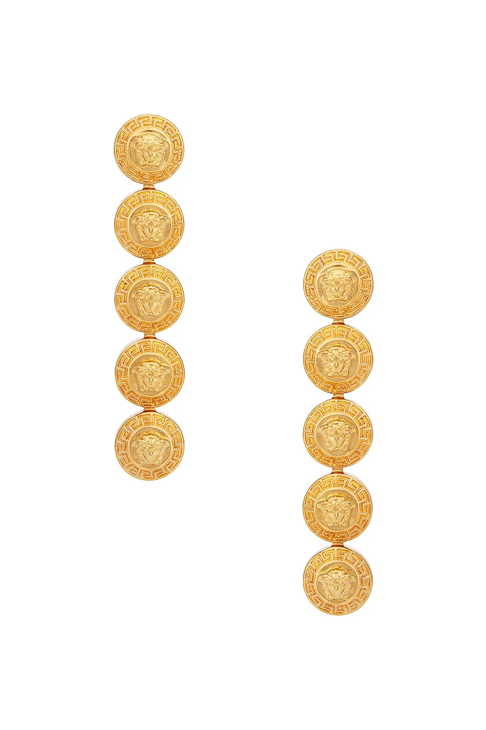 Image 1 of VERSACE Chain Earrings in Gold