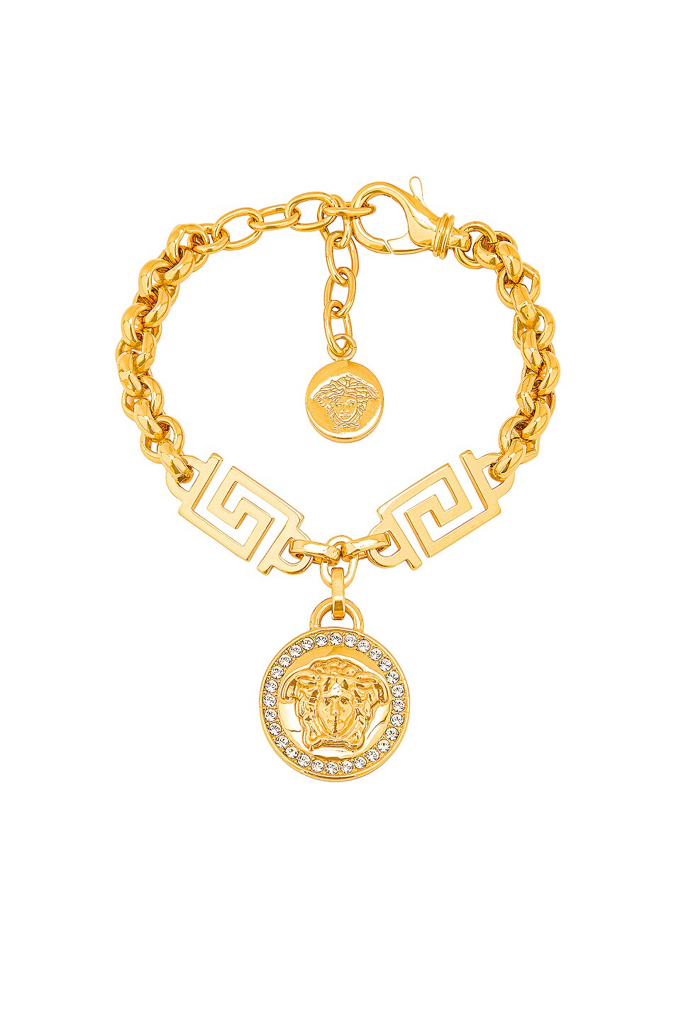Image 1 of VERSACE Coin Bracelet in Bianco & Oro