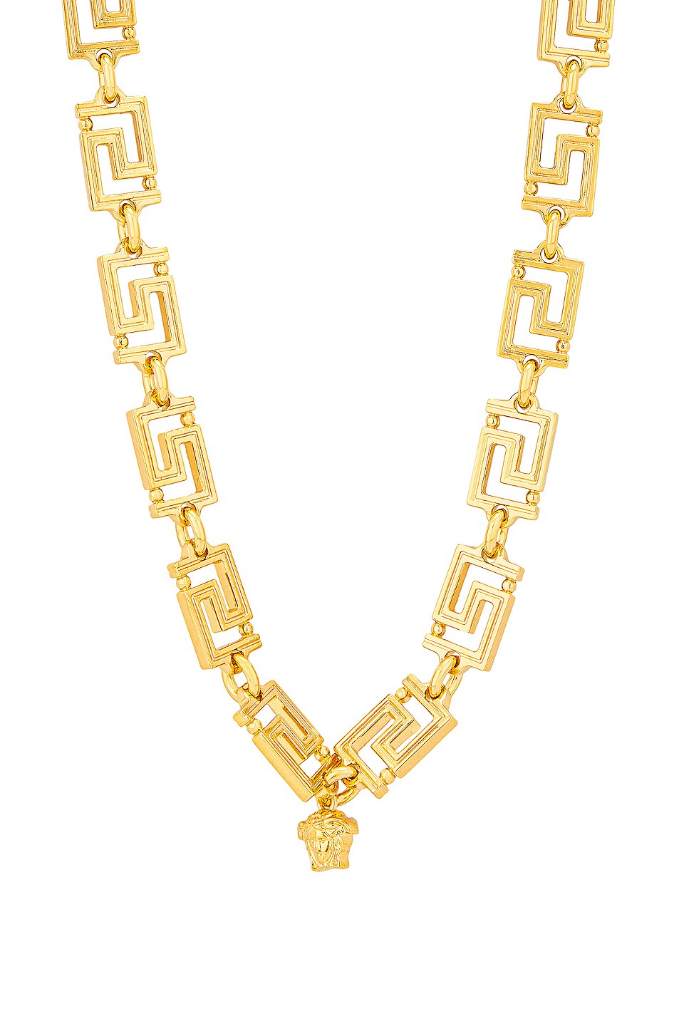 Image 1 of VERSACE Logo Necklace in Oro