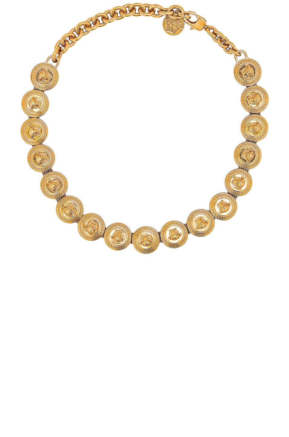 Image 1 of VERSACE Coin Necklace in Oro