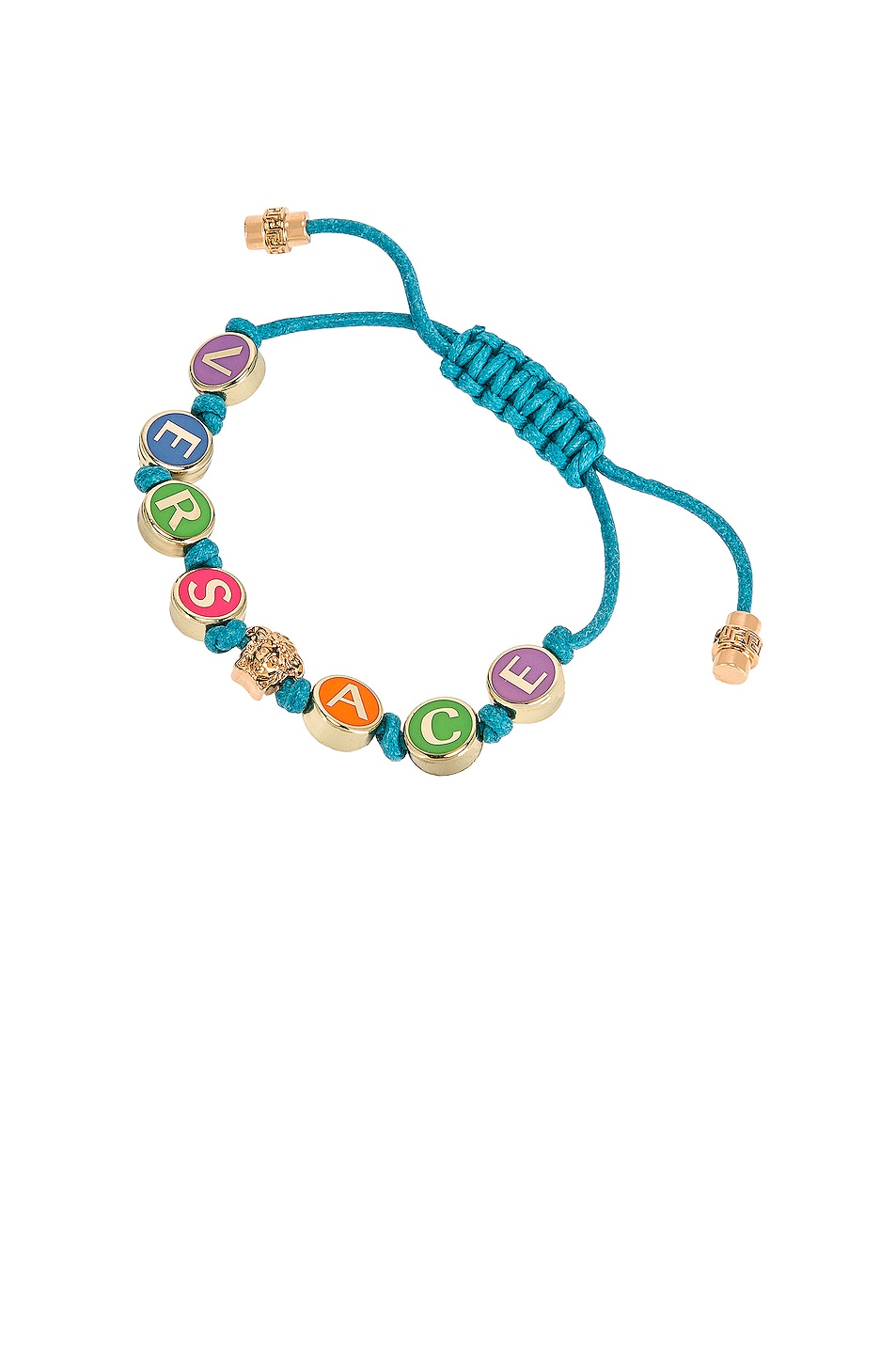 Image 1 of VERSACE Charm Bracelet in Blue & Multicolor & Oro