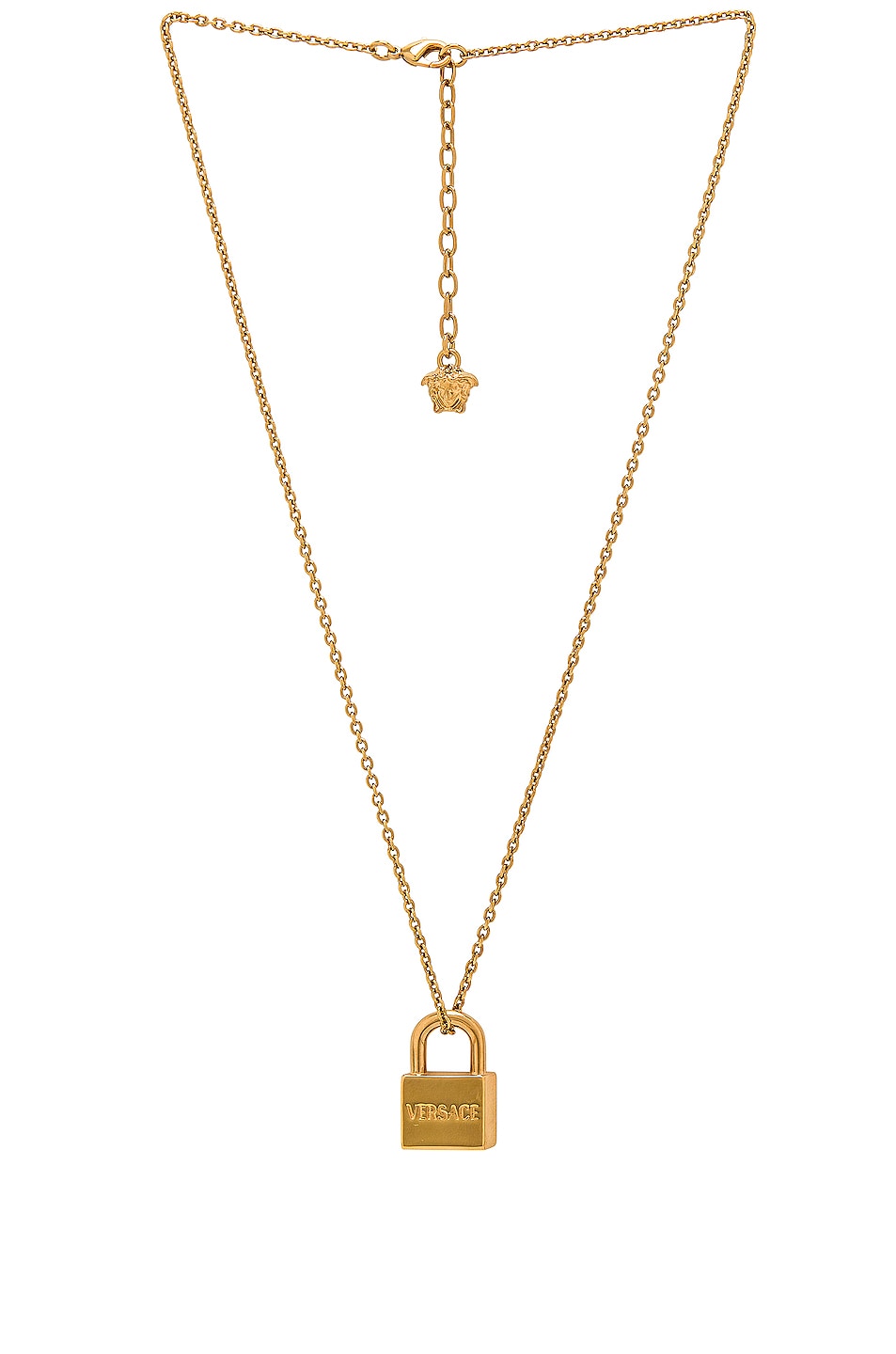 Image 1 of VERSACE Lock Necklace in Oro