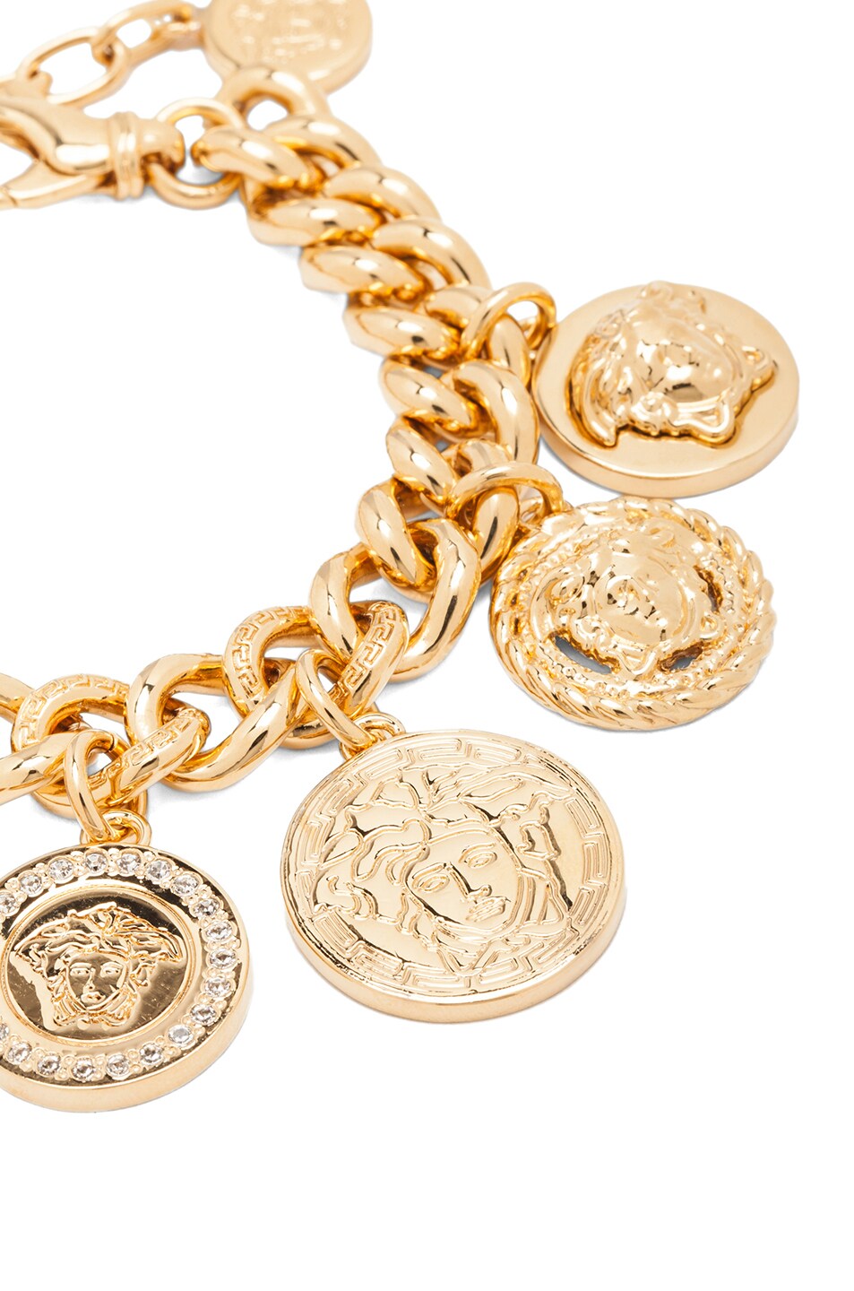 versace coin bracelet