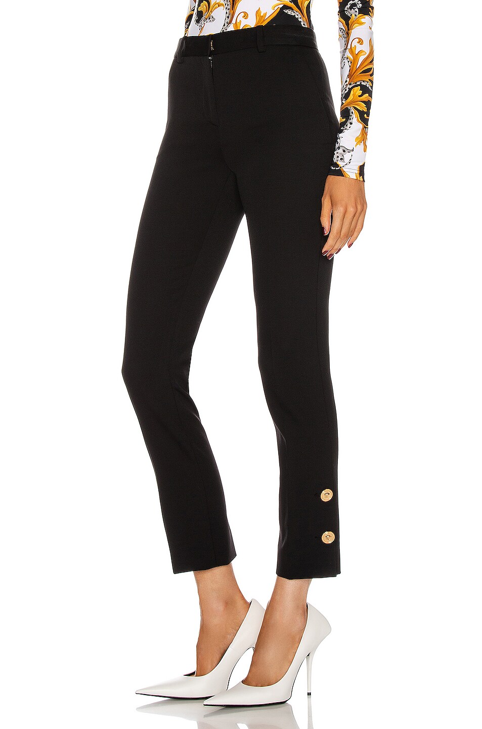 Image 1 of VERSACE Tailored Pant in Black