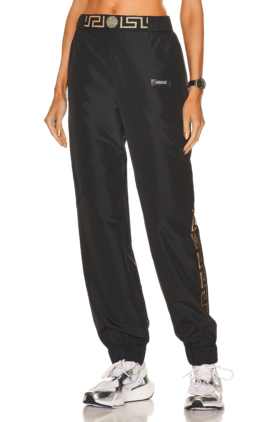 Image 1 of VERSACE Iconic Jogger Pant in Nero