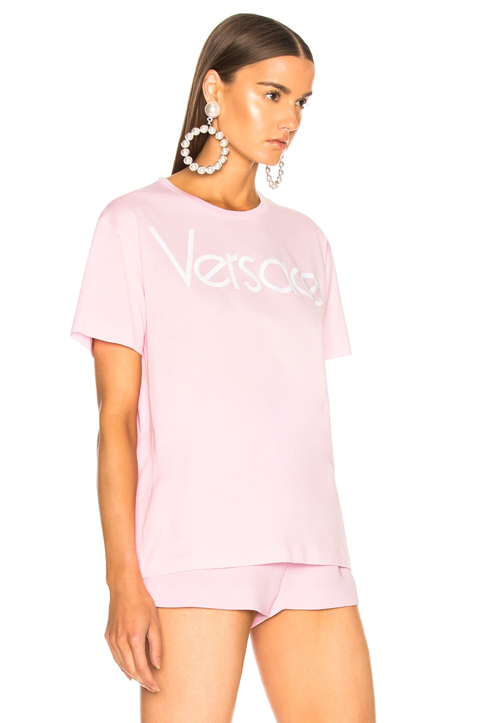 Versace Pink Logo T-Shirt