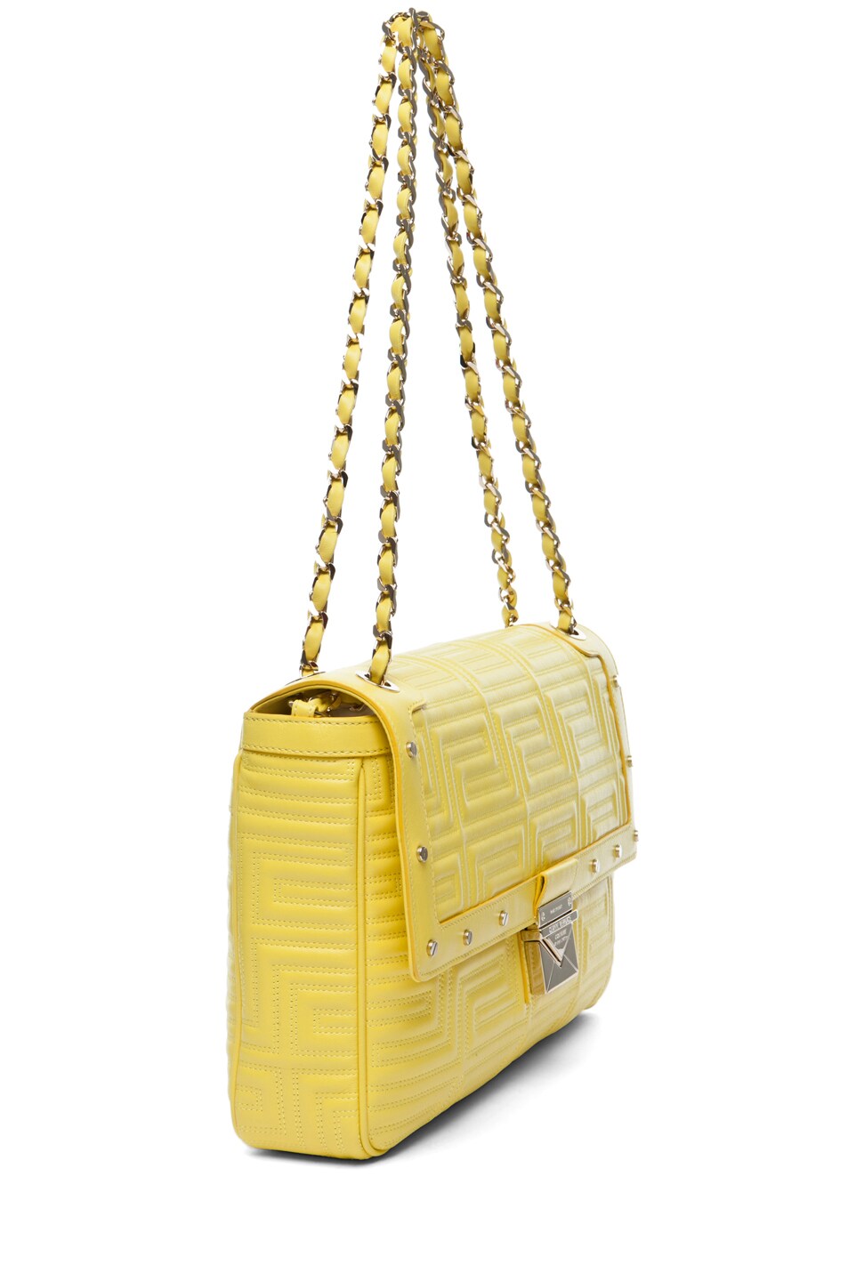 versace yellow handbag