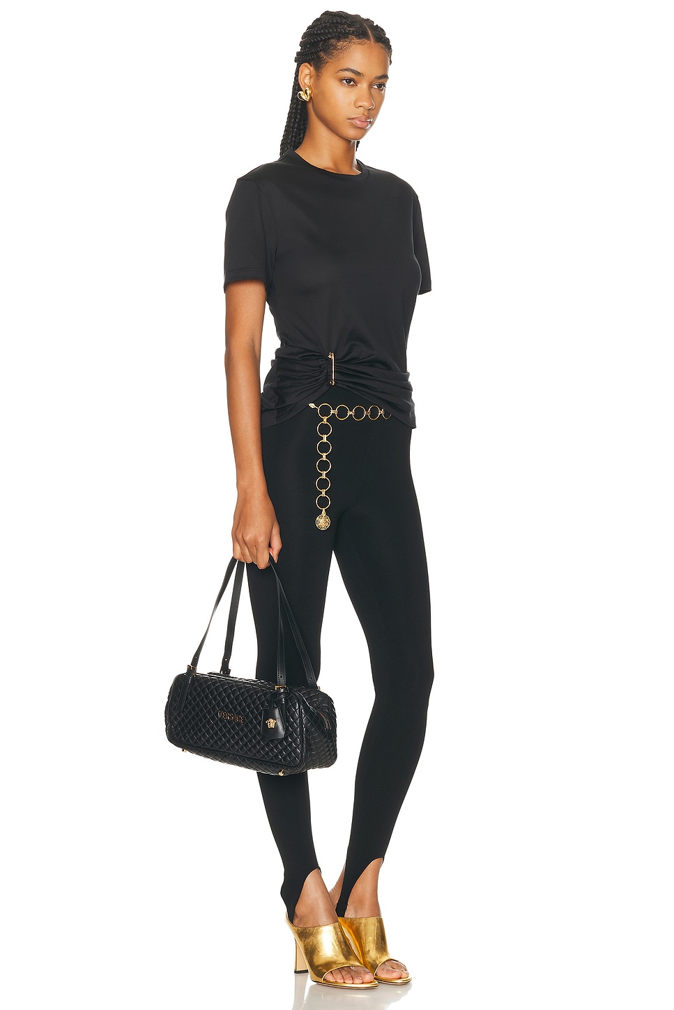 Versace Medium Shoulder Bag In Multi