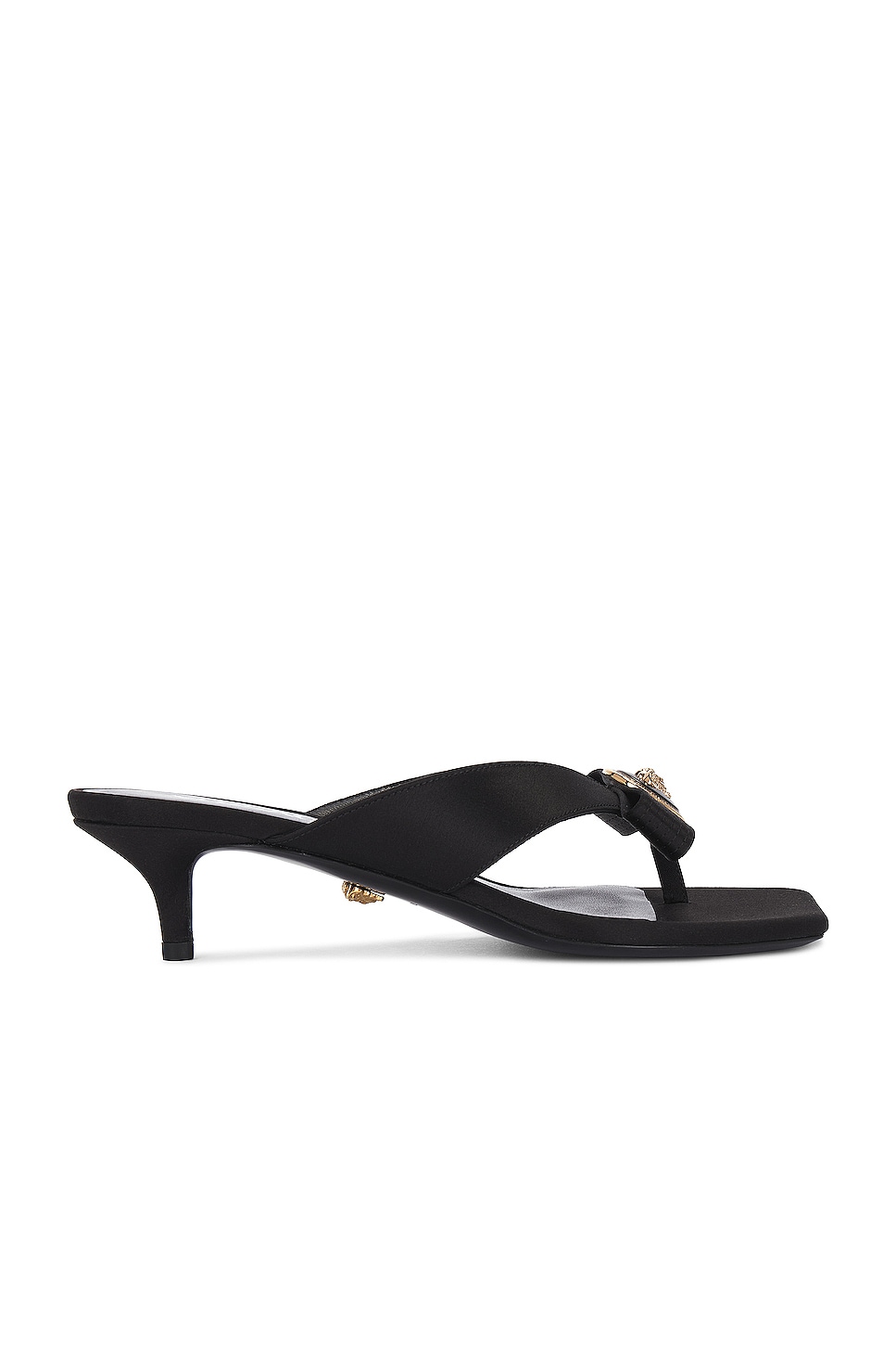 Image 1 of VERSACE Fabric Sandals in Black