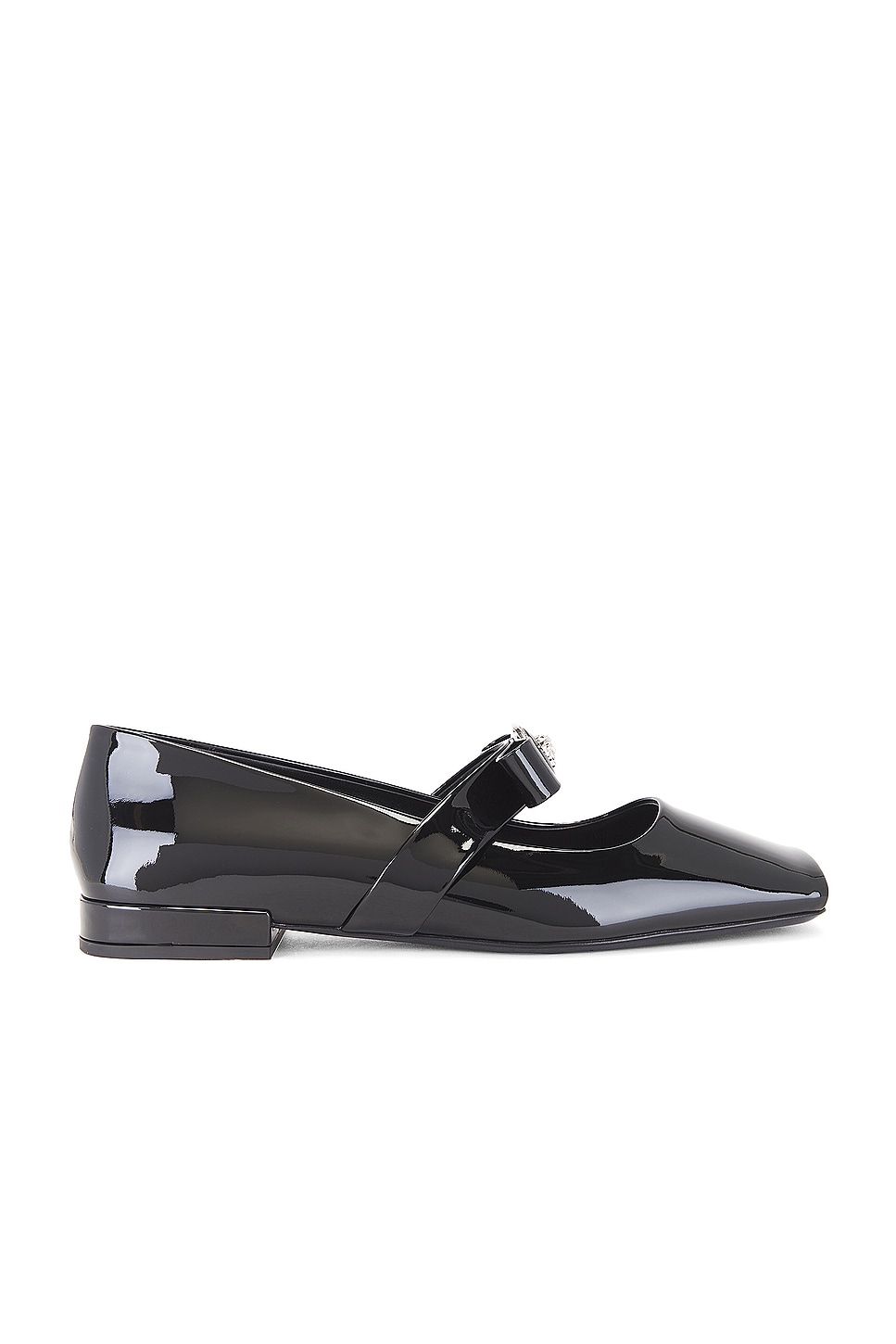 Image 1 of VERSACE Mary Jane Flat in Black