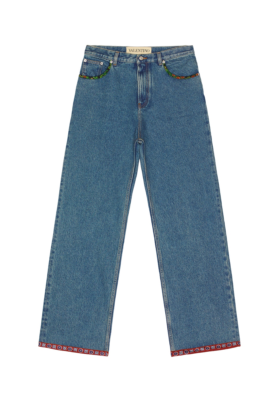Image 1 of Valentino Denim in Medium Blue Denim