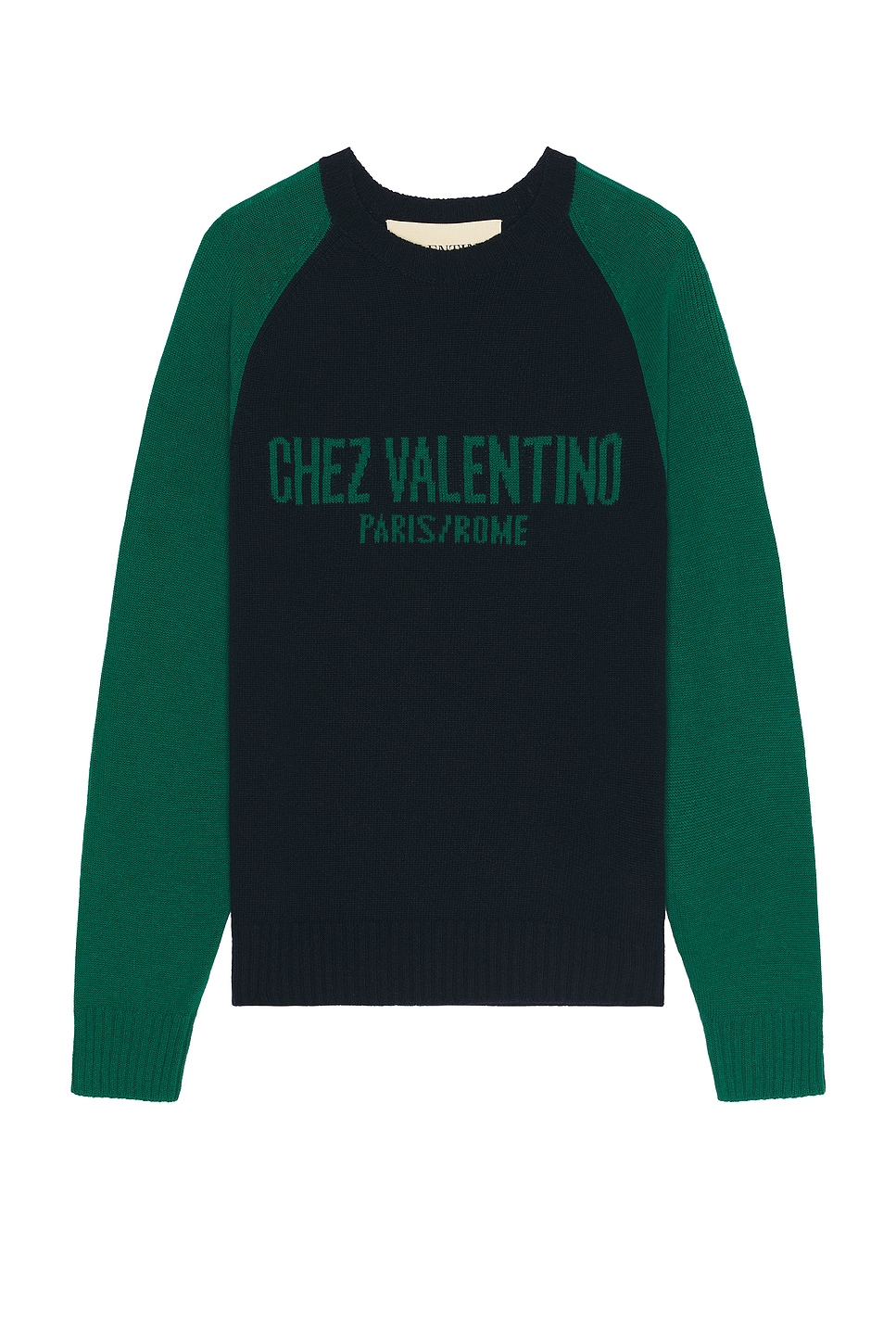 Image 1 of Valentino Sweater in Ultramarine Dark Blue & Darkwood