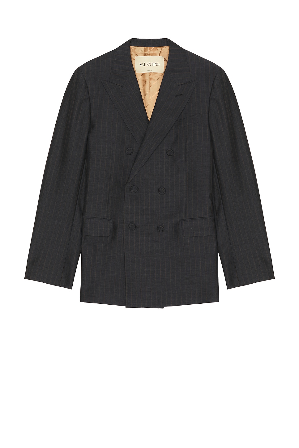 Pinstripe Double Breasted Blazer