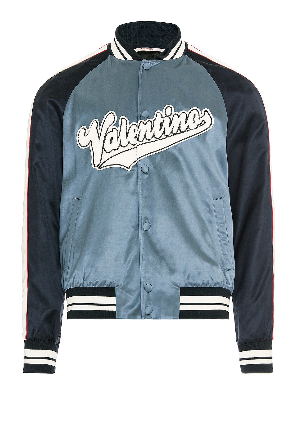 Image 1 of Valentino Souvenir Jacket in Avorio & Dark Cian