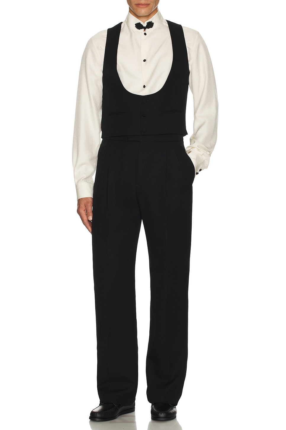 Image 1 of Valentino Classic Pant in Nero