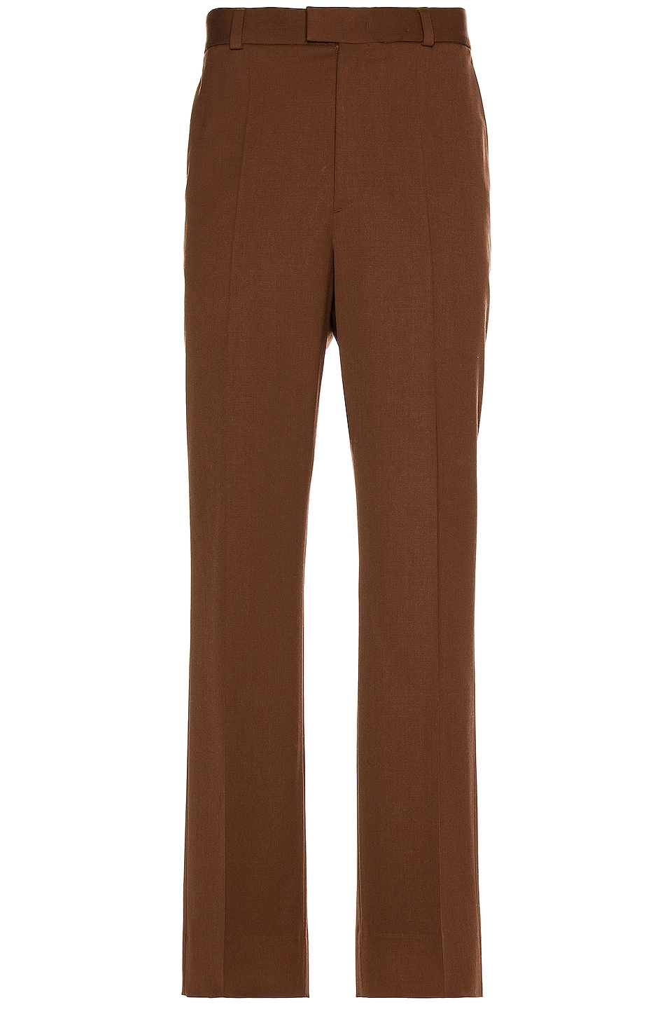 Image 1 of Valentino Wool Stretch Pants in Tobacco