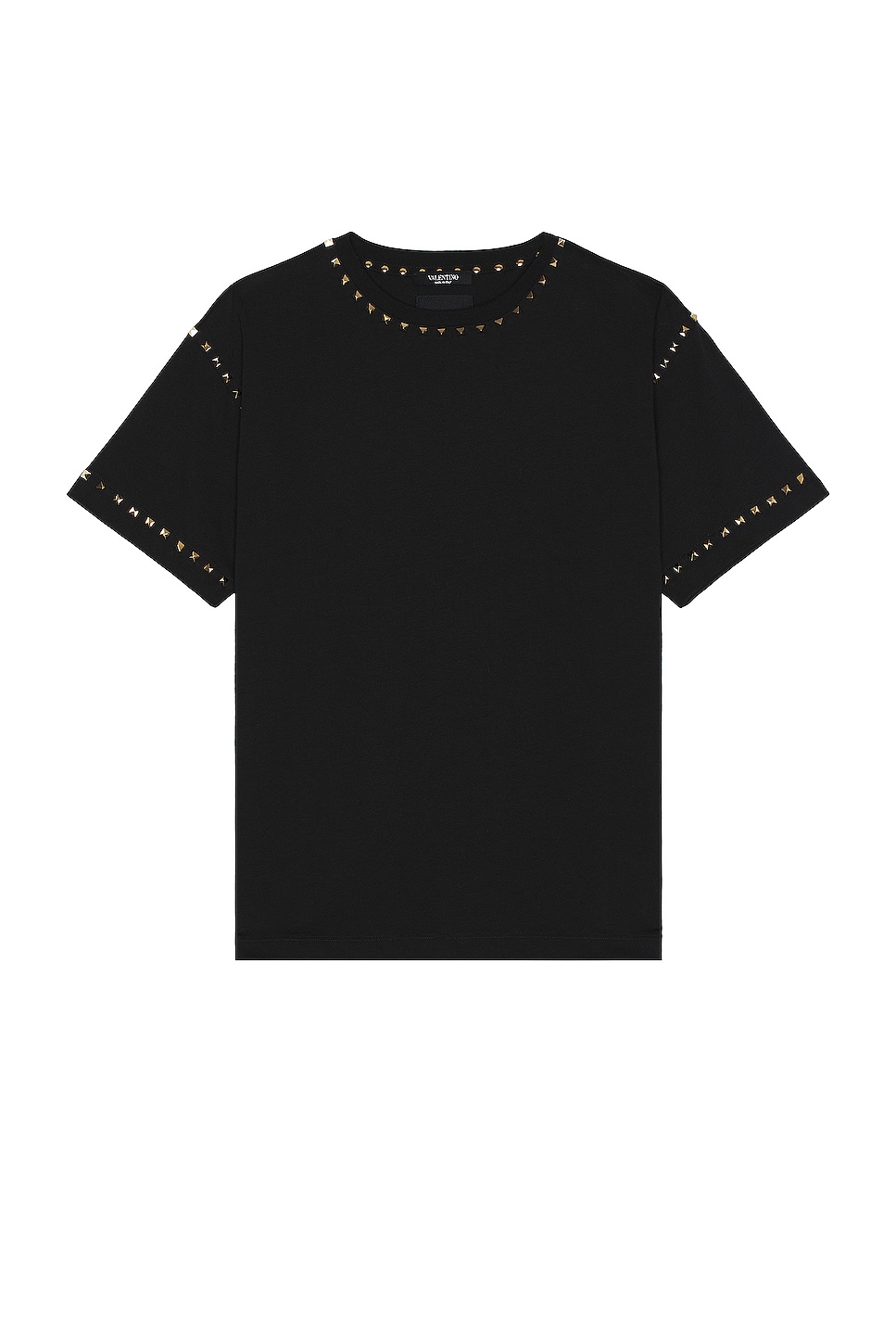 Image 1 of Valentino Rockstud T-shirt in Black