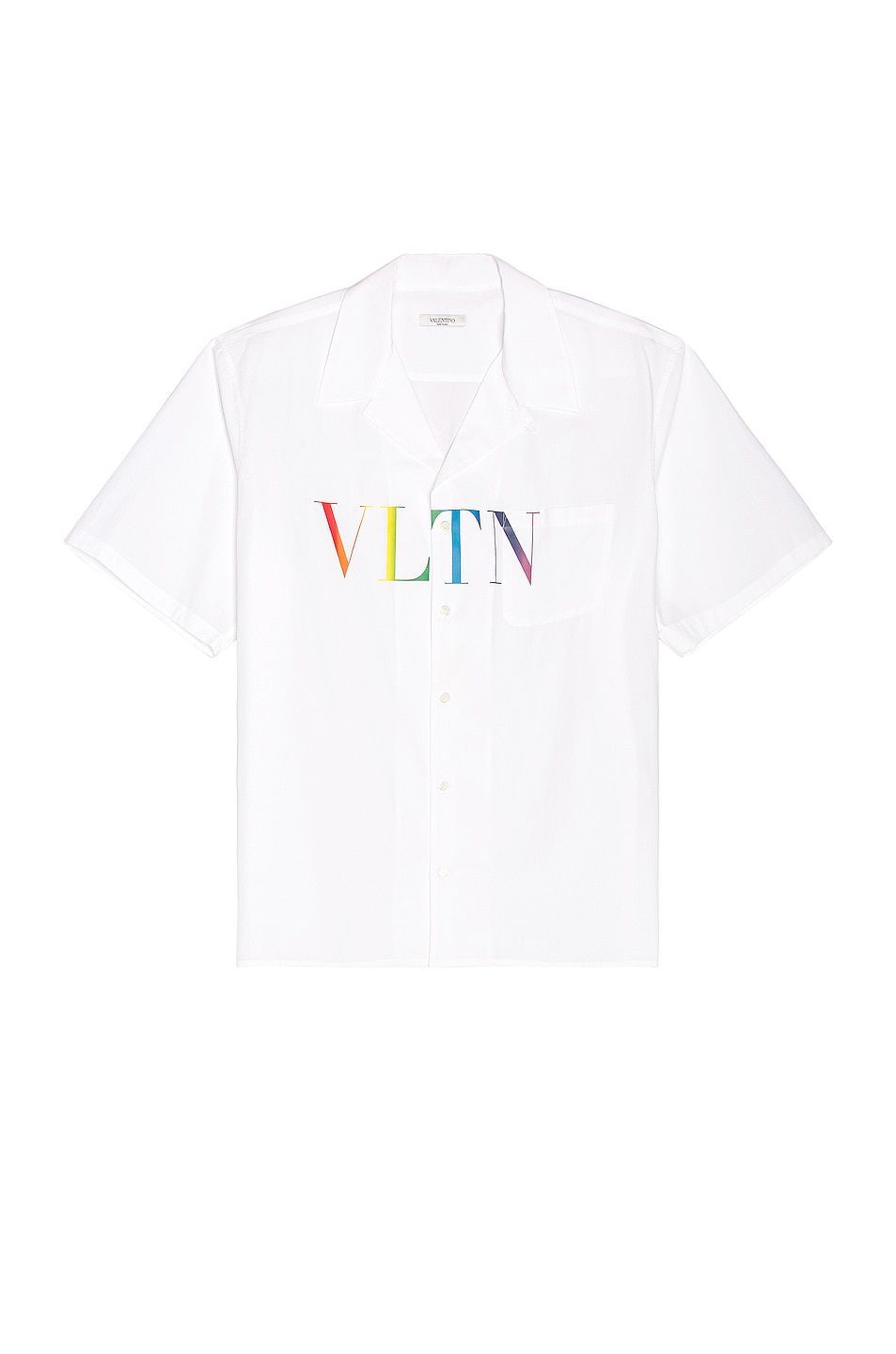 Image 1 of Valentino Garavani Short Sleeve Shirt in White
