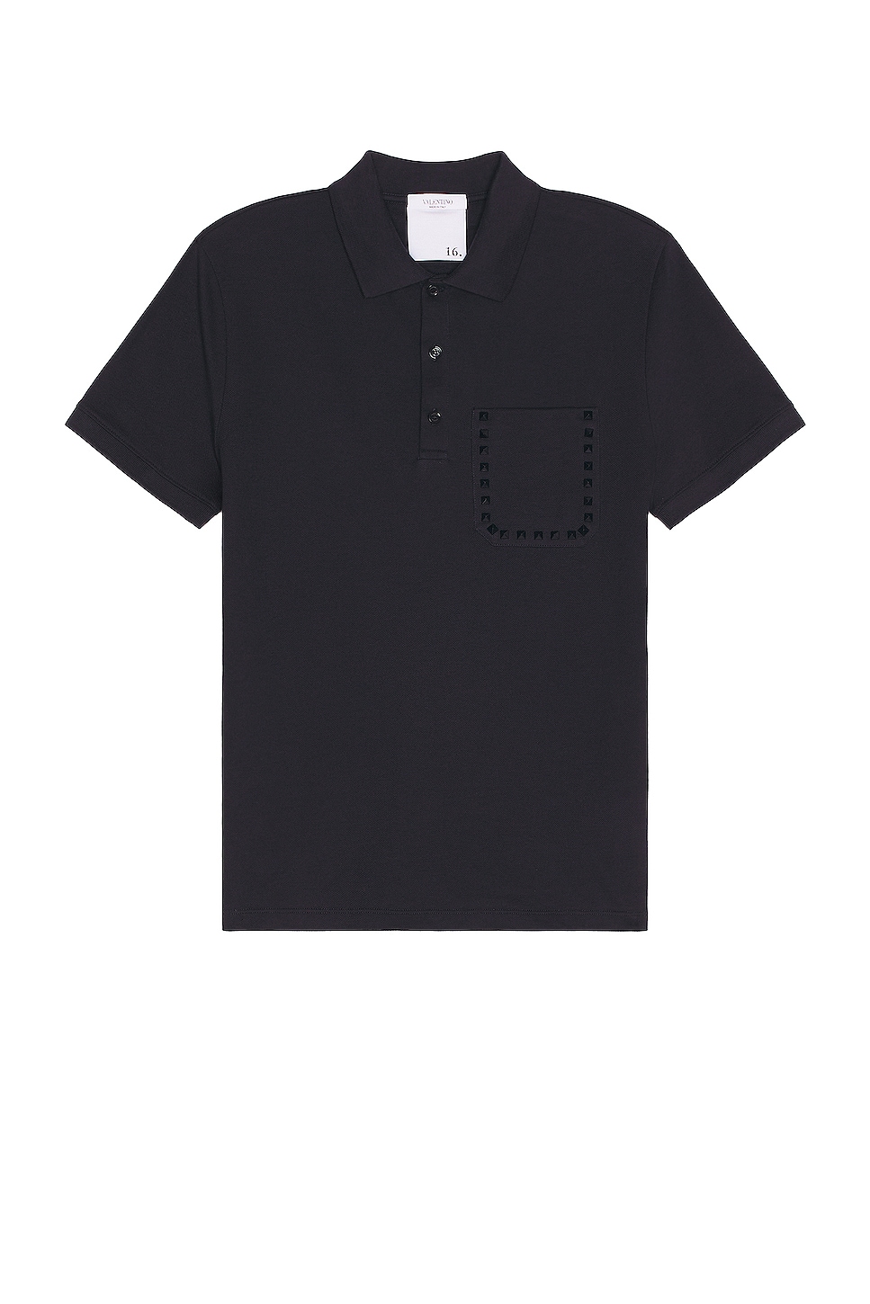 Image 1 of Valentino Rockstud Polo in Navy
