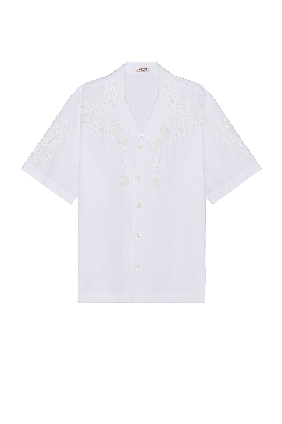 Image 1 of Valentino Embroidered Shirt in White