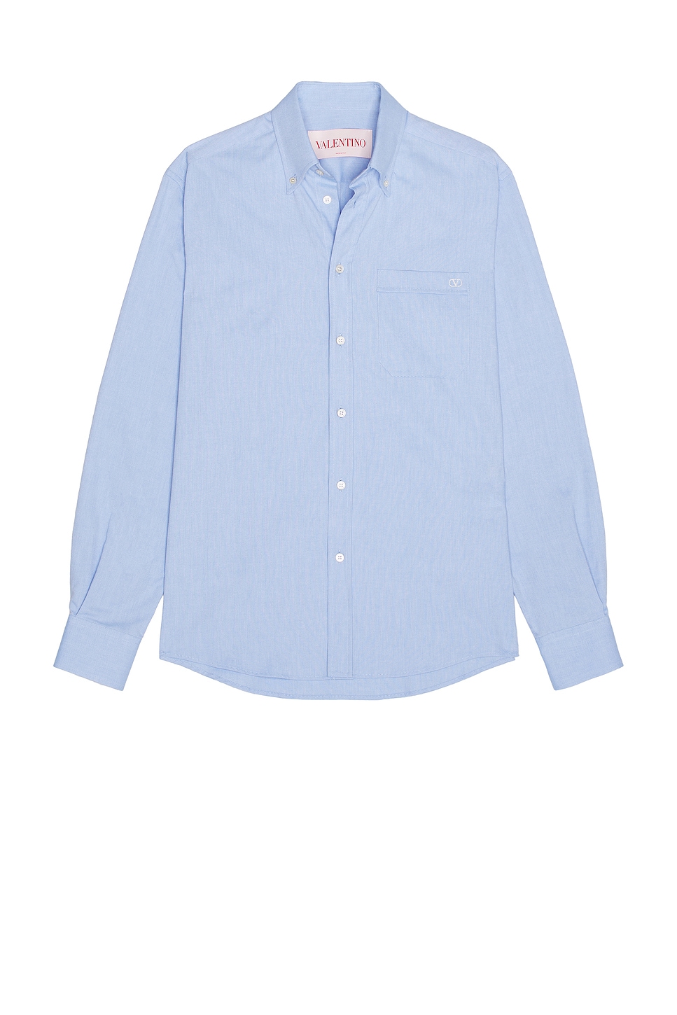 Image 1 of Valentino V Logo Signature Shirt in Sky Spring