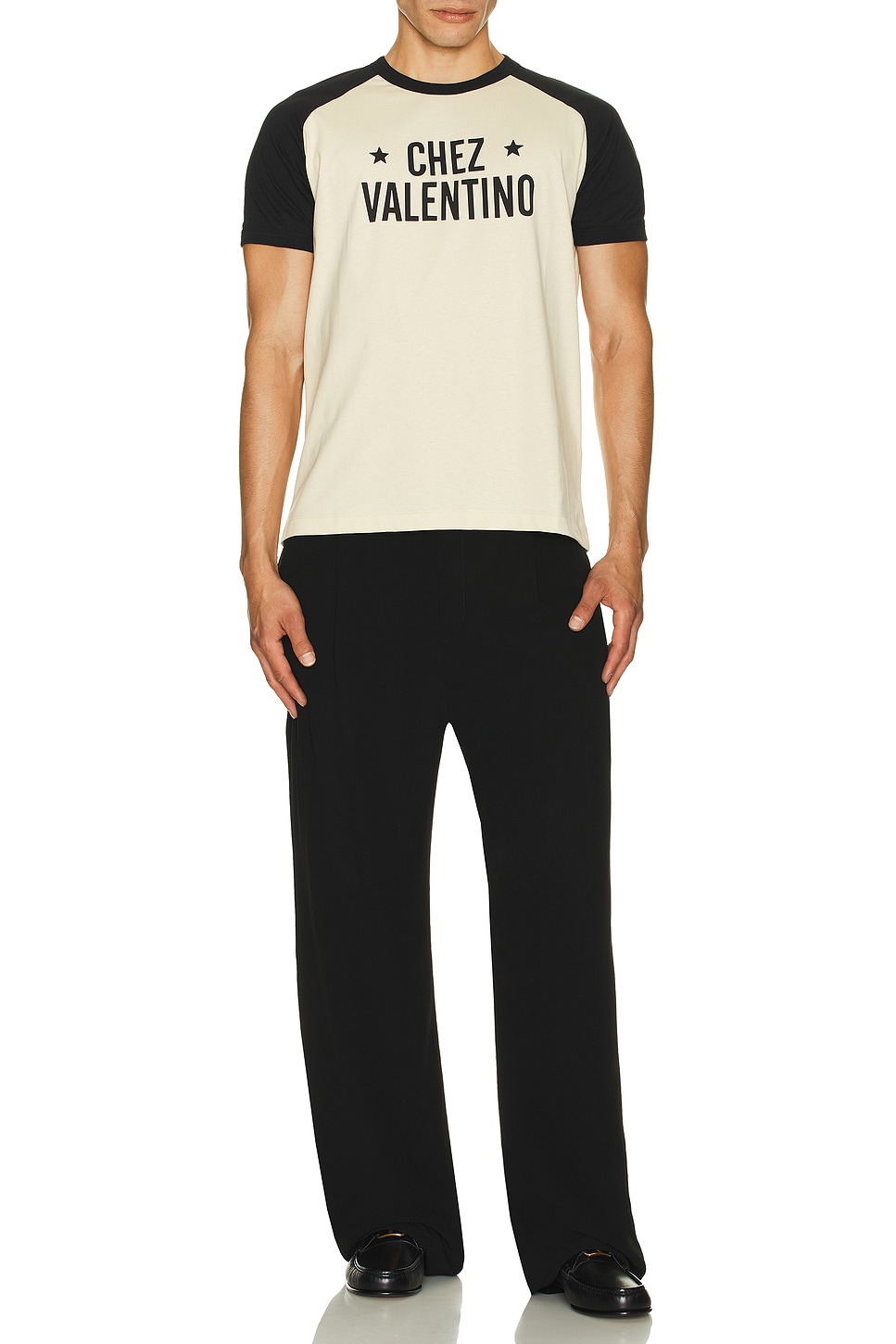 Image 1 of Valentino T-Shirt in Burro & Nero