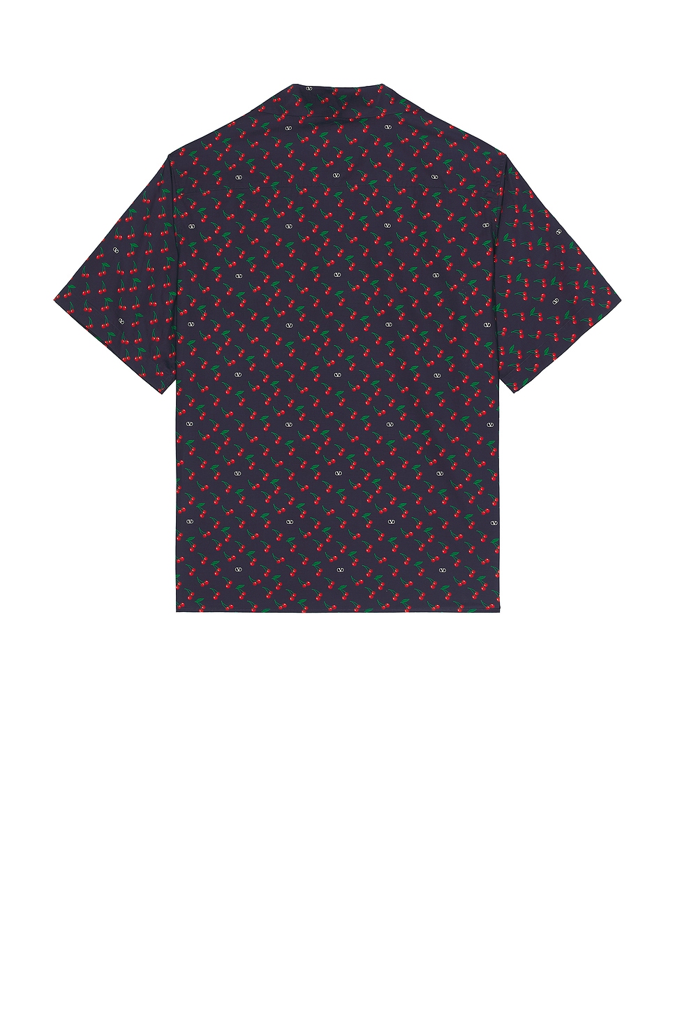Valentino Garavani Bowling Shirt With Cherryfic Print In Multi
