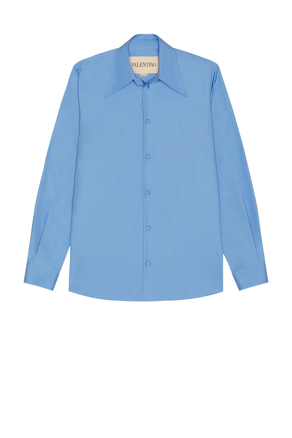 Valentino Long Sleeve Shirt In Blue