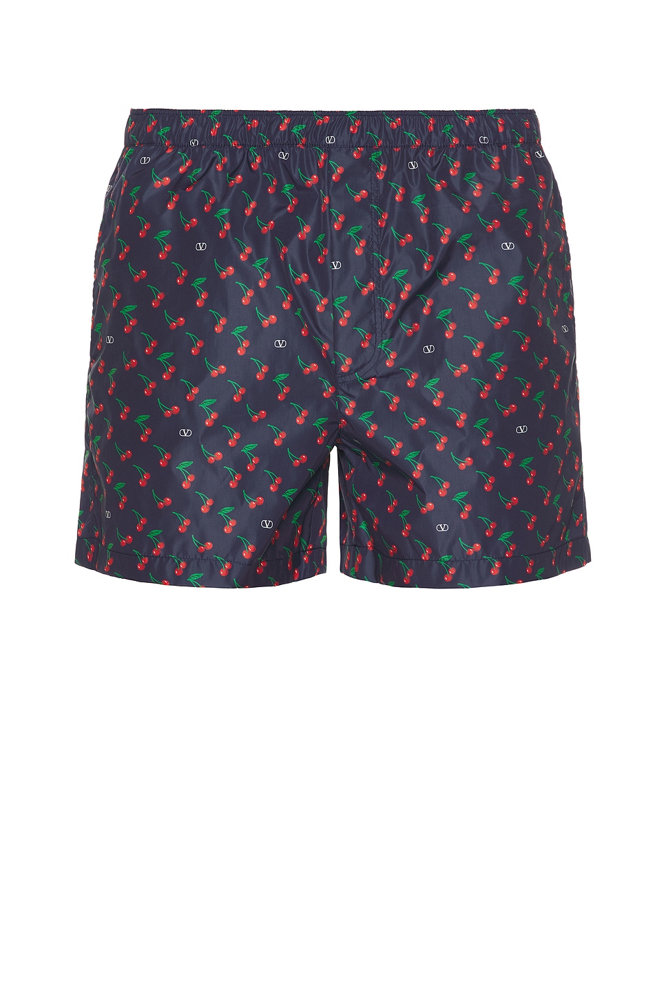 Image 1 of Valentino Cherryfic Swim Short in Blue, Rosso, & Verde
