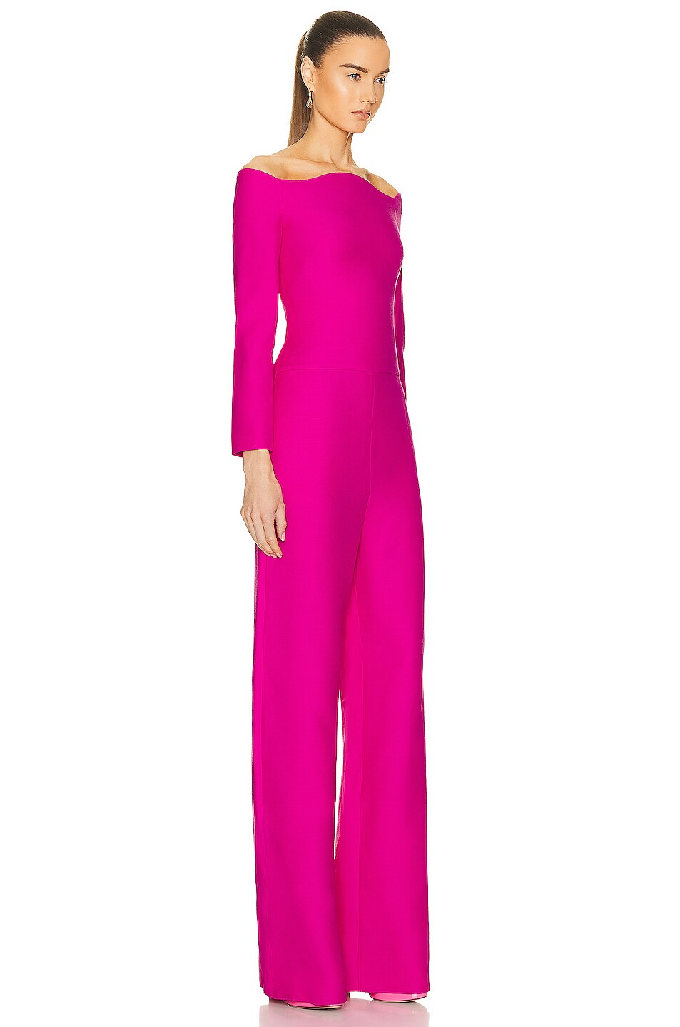 Valentino Solid Jumpsuit in Pink FWRD