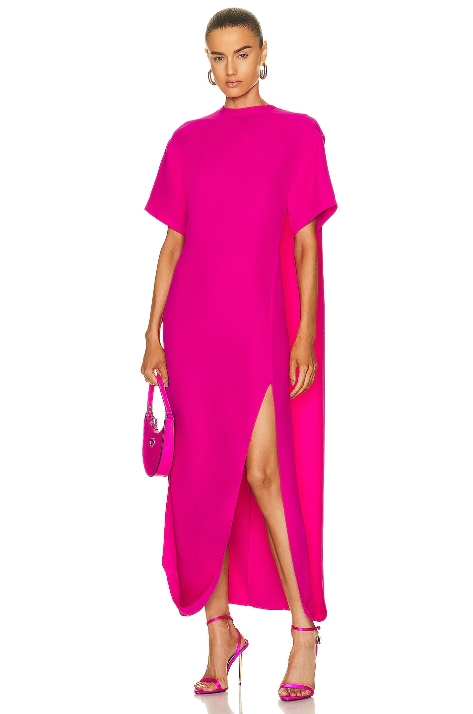 Image 1 of Valentino High Slit Dress in Pink