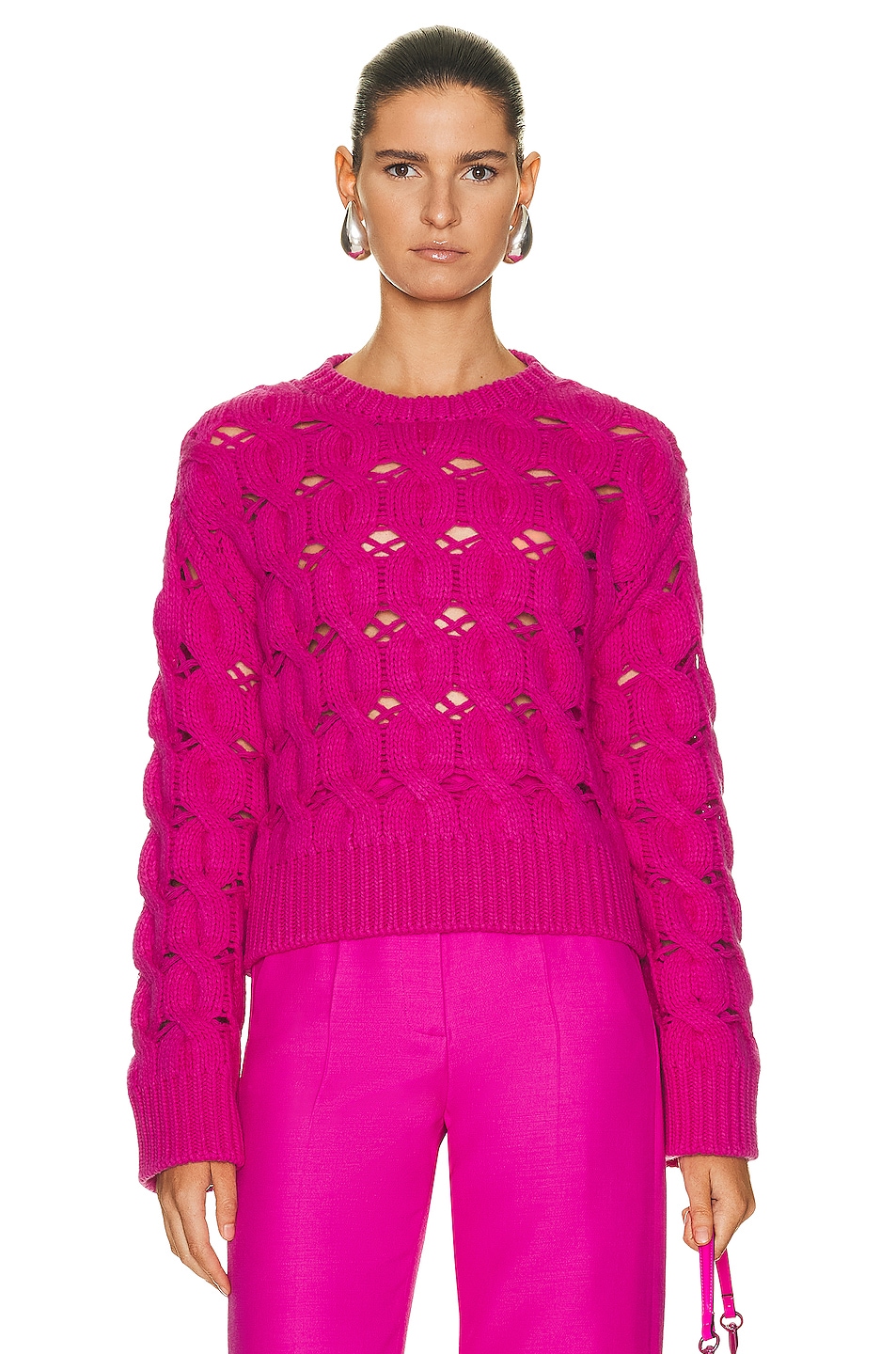 Image 1 of Valentino Wool Sweater in Pink