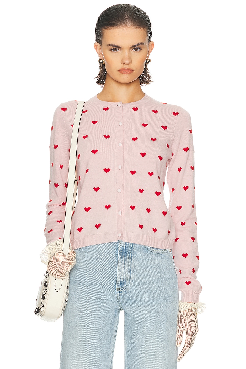 Valentino Hearts Cardigan