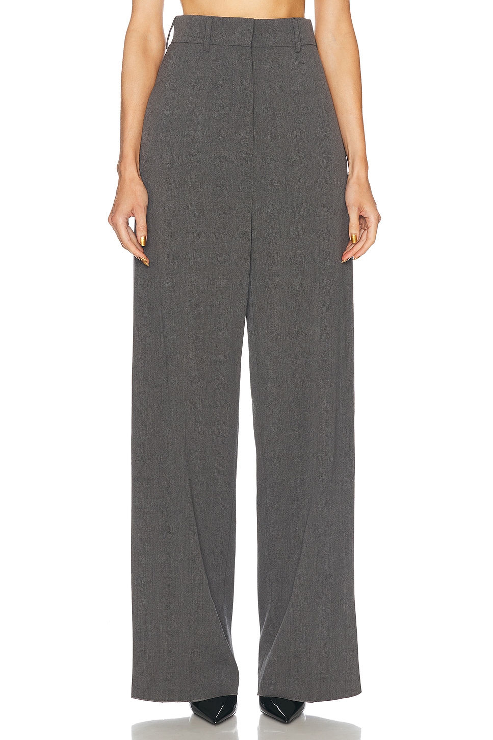 Image 1 of Valentino Solid Pant in Grigio Medio