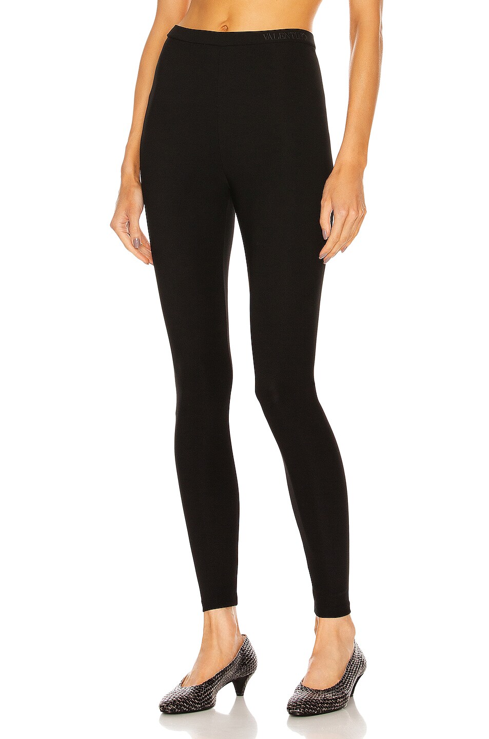 Image 1 of Valentino Jersey Pant in Nero