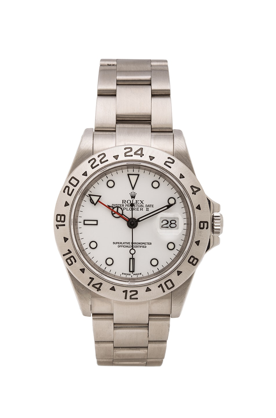 Image 1 of Vintage Rolex Stainless Explorer White Dial in Silver