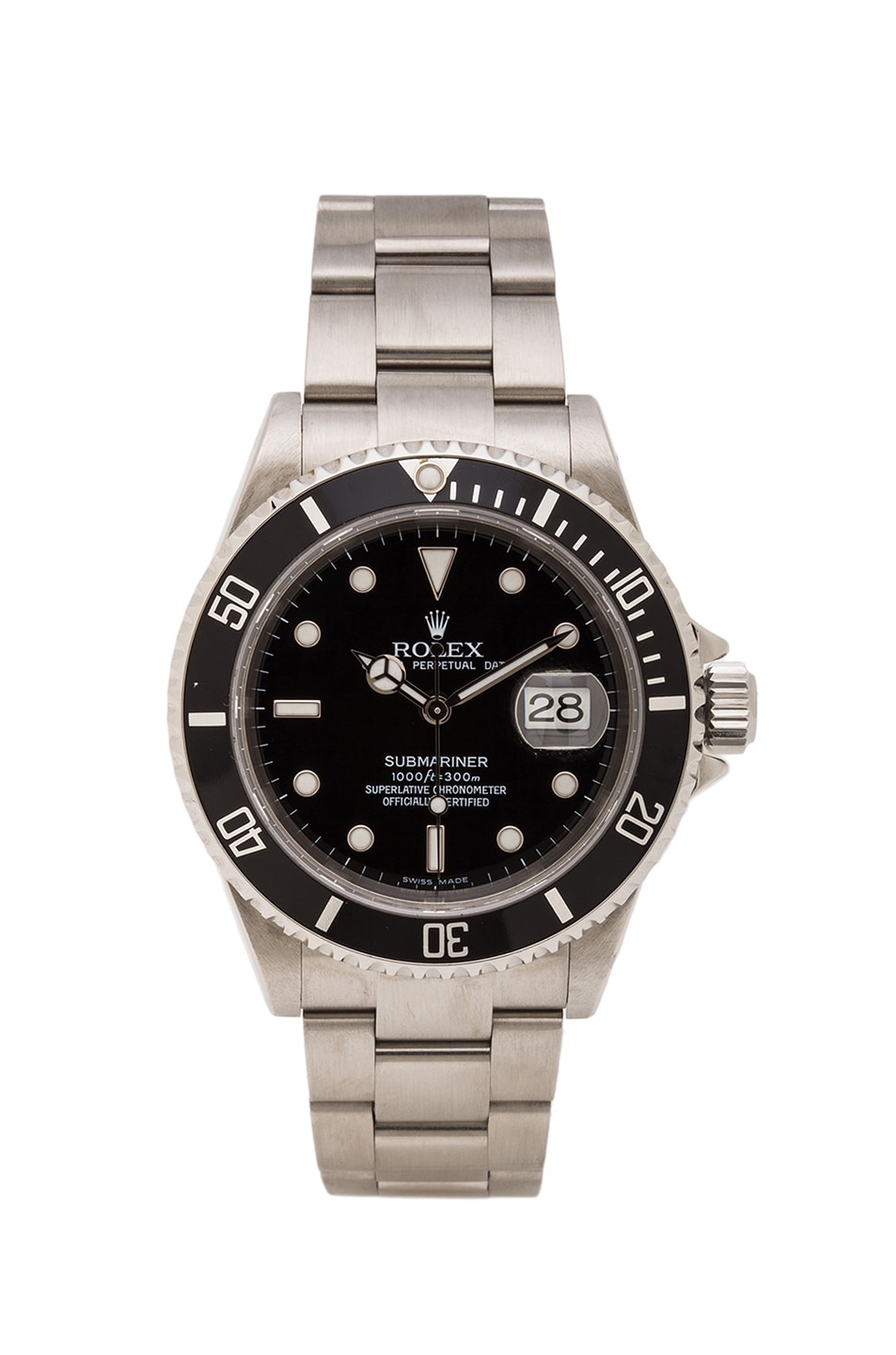 Image 1 of Vintage Rolex Stainless Submariner Black Dial in Silver