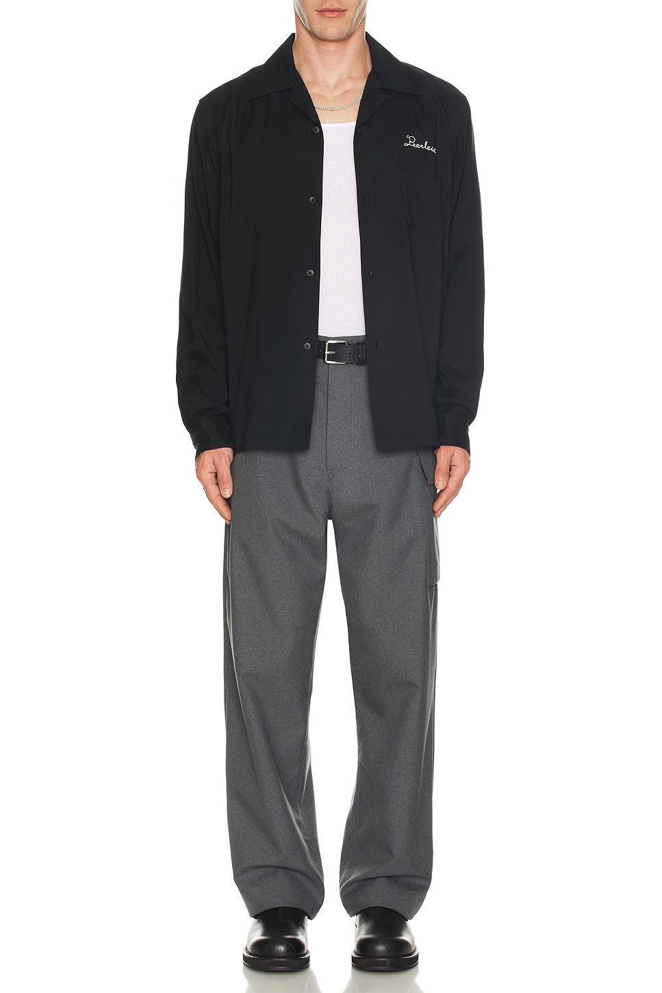 Image 1 of Visvim Keesey Shirt in Black