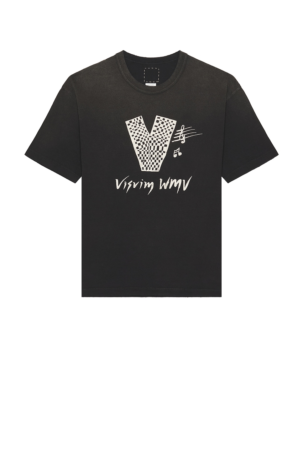 Jumbo V Crash Tee in Black